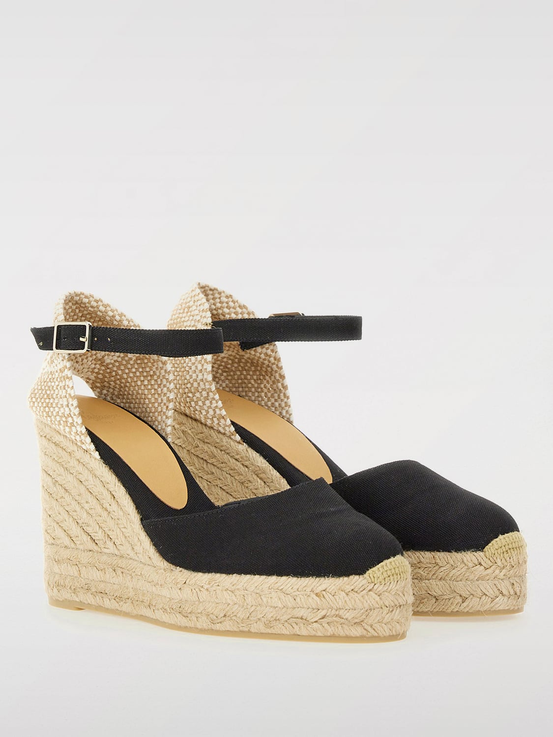 CASTAÑER ESPADRILLAS: Espadrillas Carol Castañer in canvas , Nero - Img 2