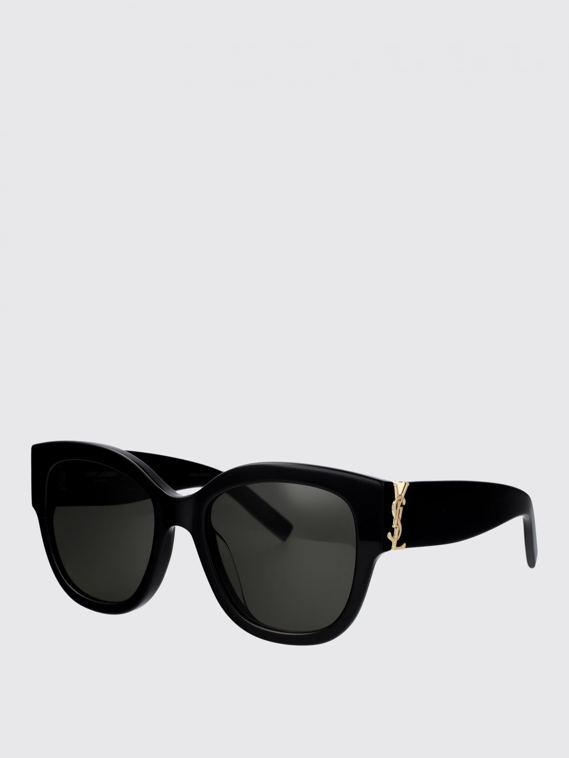 SAINT LAURENT OCCHIALI DA SOLE: Occhiali da sole SL M 95 Saint Laurent in acetato , Nero - Img 1