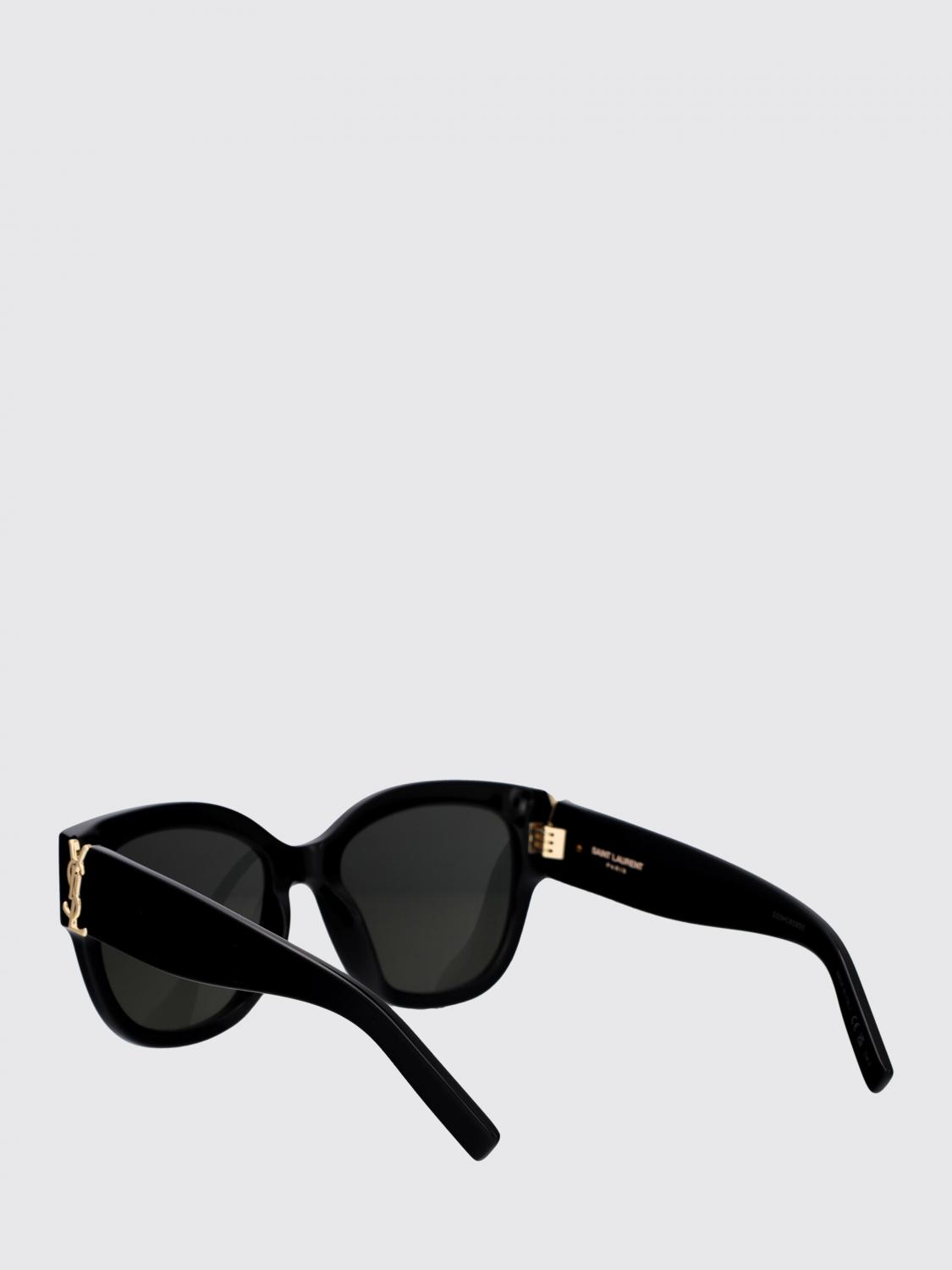 SAINT LAURENT OCCHIALI DA SOLE: Occhiali da sole SL M 95 Saint Laurent in acetato , Nero - Img 3