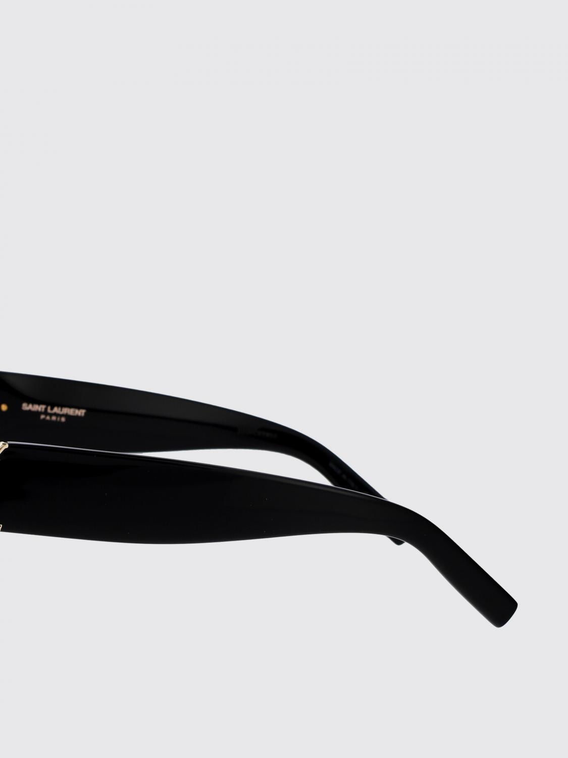 SAINT LAURENT OCCHIALI DA SOLE: Occhiali da sole SL M 95 Saint Laurent in acetato , Nero - Img 4