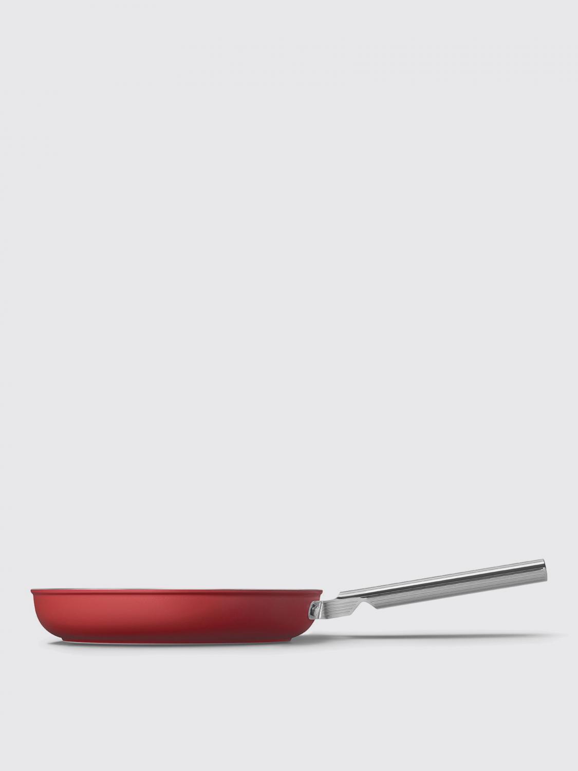 SMEG ACCESSORI DA CUCINA: Padella Smeg in alluminio antiaderente , Rosso - Img 1