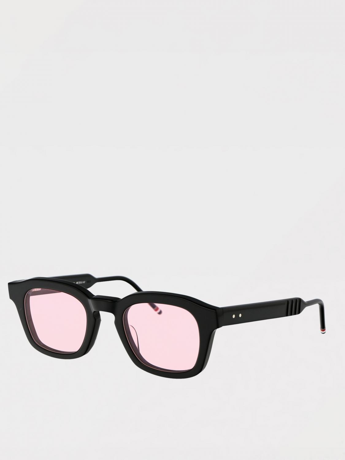 THOM BROWNE サングラス: Thom Browne アセテートサングラス, ブラック - Img 1