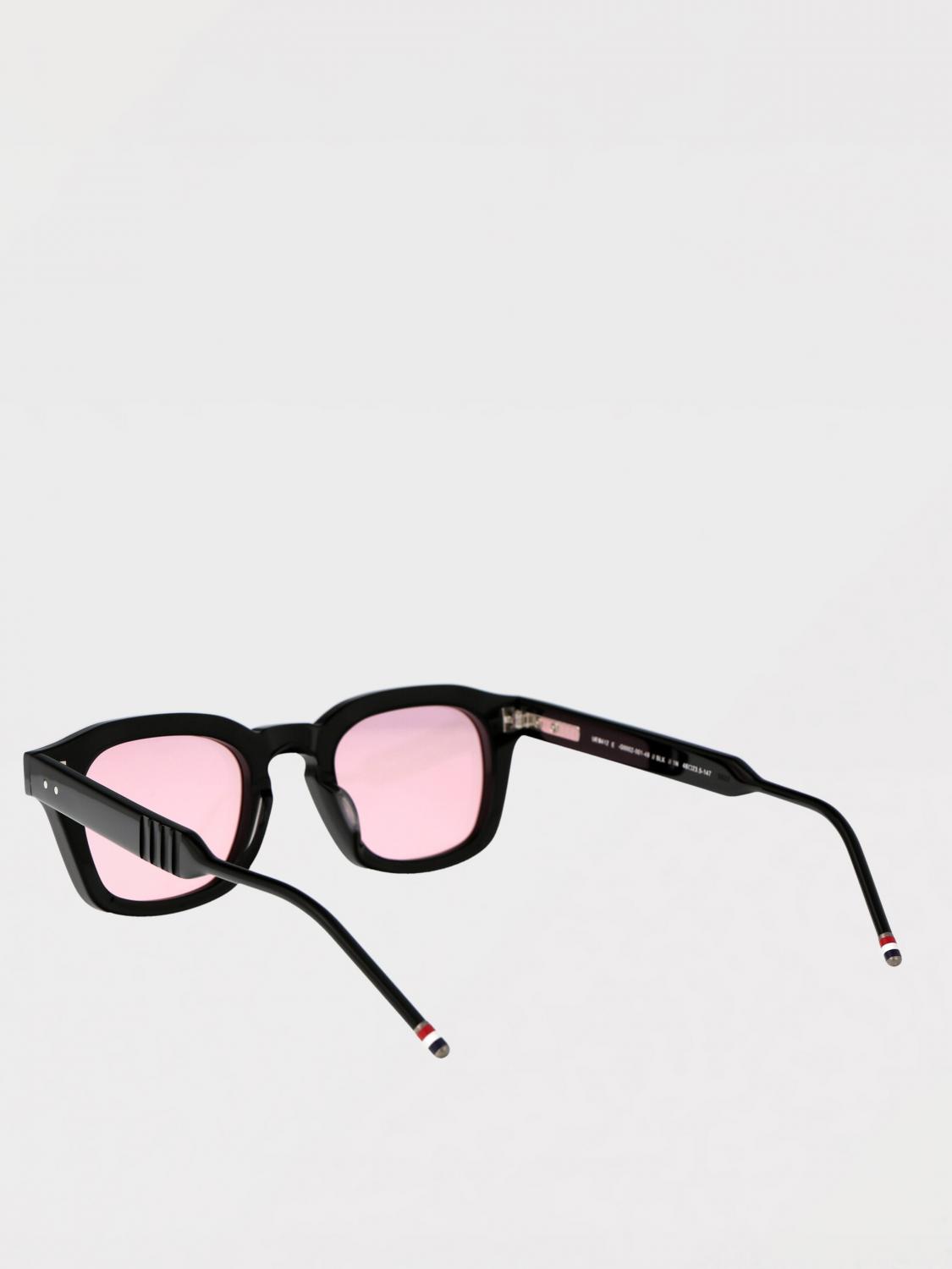 THOM BROWNE サングラス: Thom Browne アセテートサングラス, ブラック - Img 3