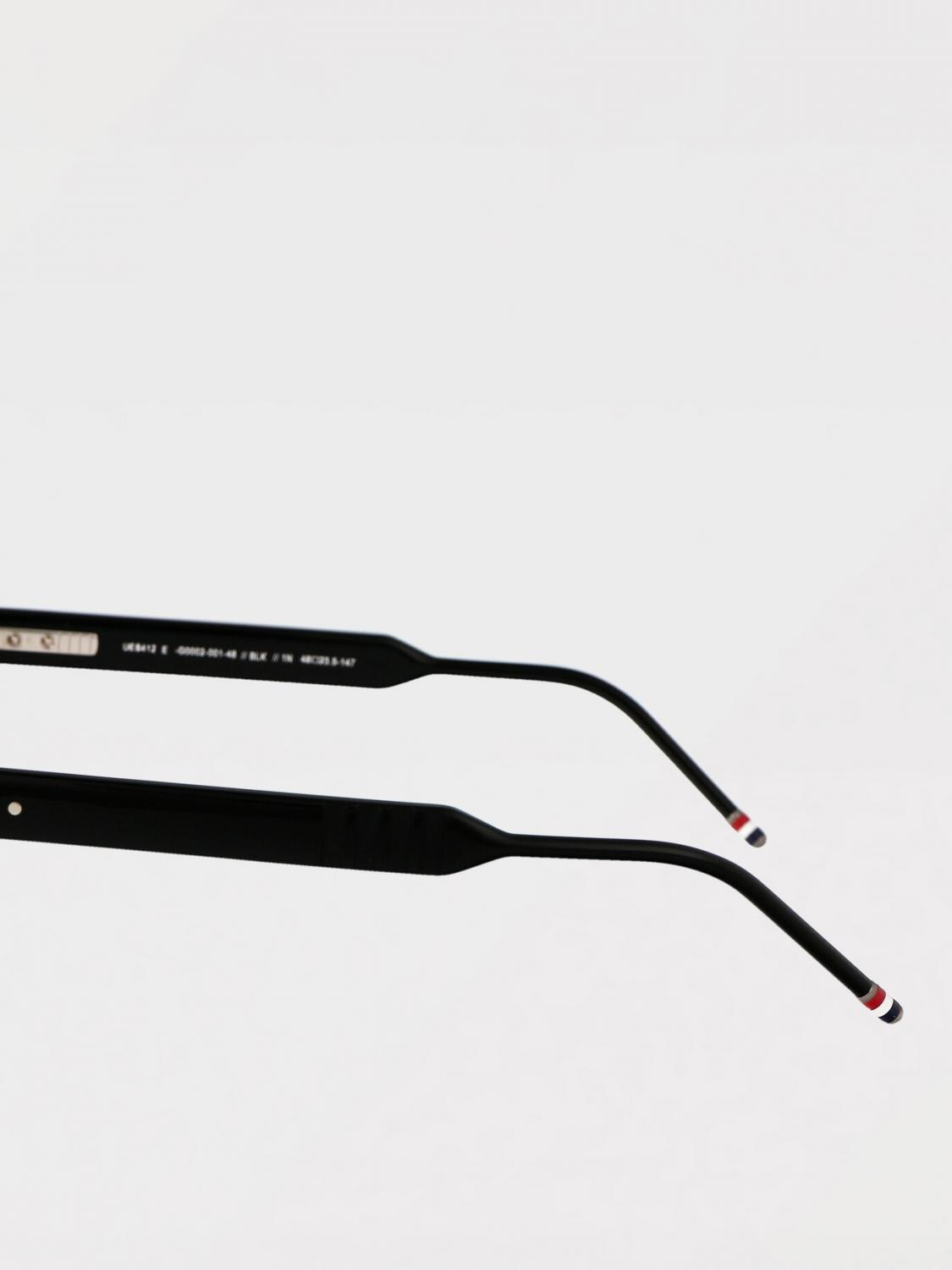 THOM BROWNE サングラス: Thom Browne アセテートサングラス, ブラック - Img 4