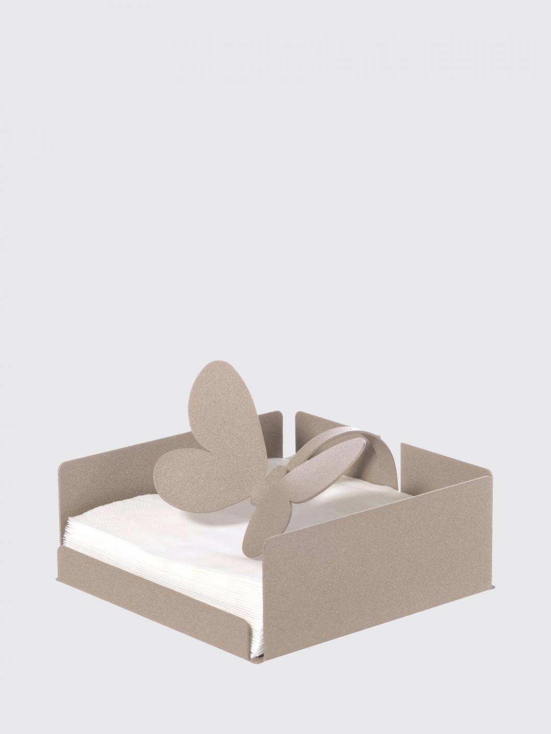 ARTI E MESTIERI ACCESSORI DA CUCINA: Porta tovaglioli Arti E Mestieri in metallo , Beige - Img 1