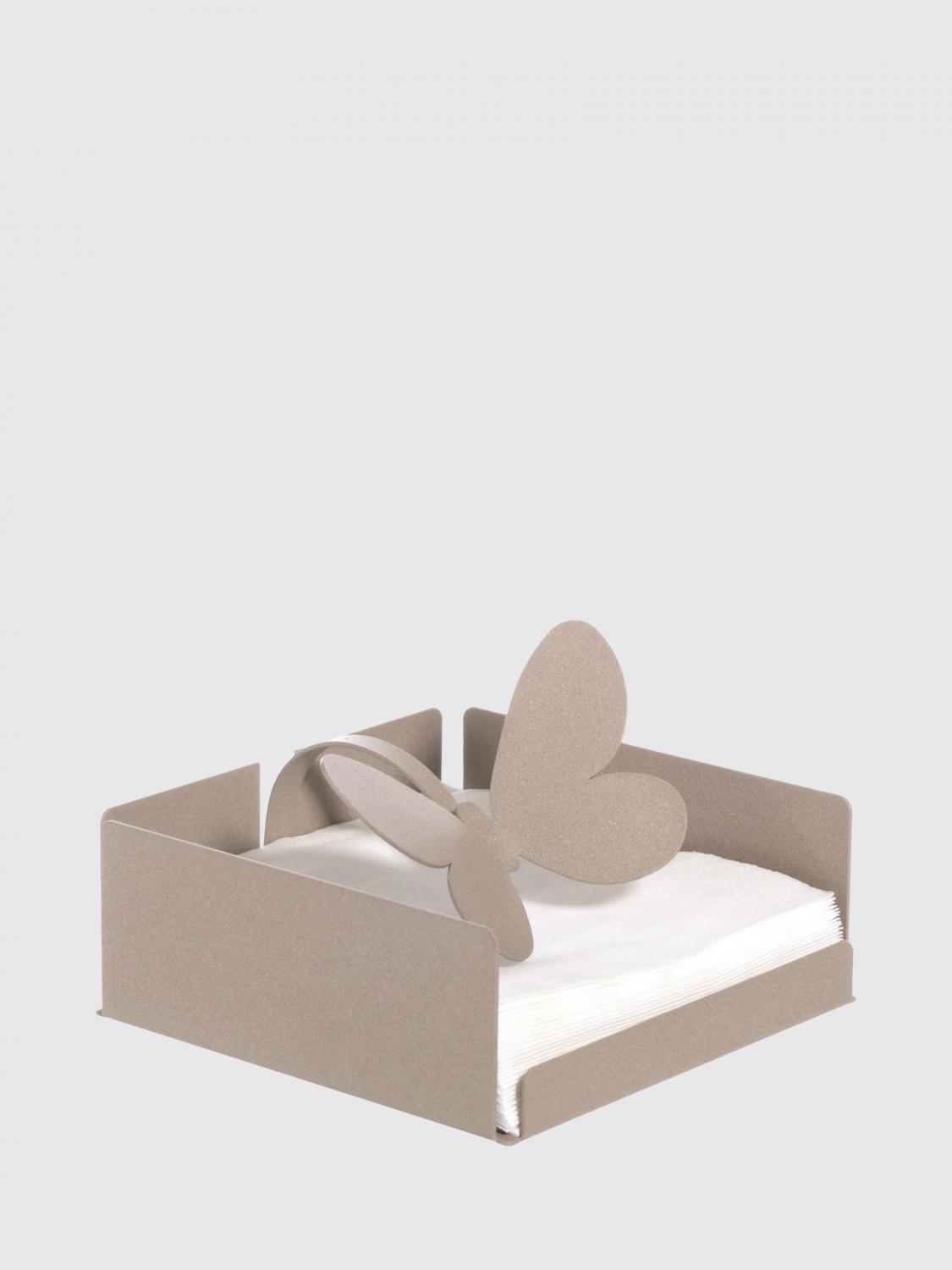 ARTI E MESTIERI ACCESSORI DA CUCINA: Porta tovaglioli Arti E Mestieri in metallo , Beige - Img 2