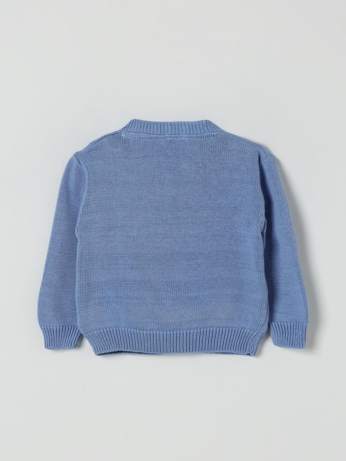LE BEBE' SWEATER: Jacket kids Le Bebe', Sky Blue - Img 2