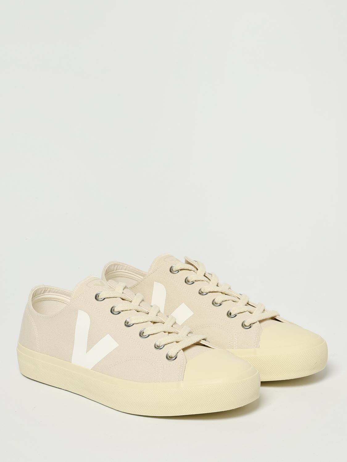 VEJA SNEAKERS: Sneakers Wata II Veja in canvas di cotone biologico , Bianco - Img 2