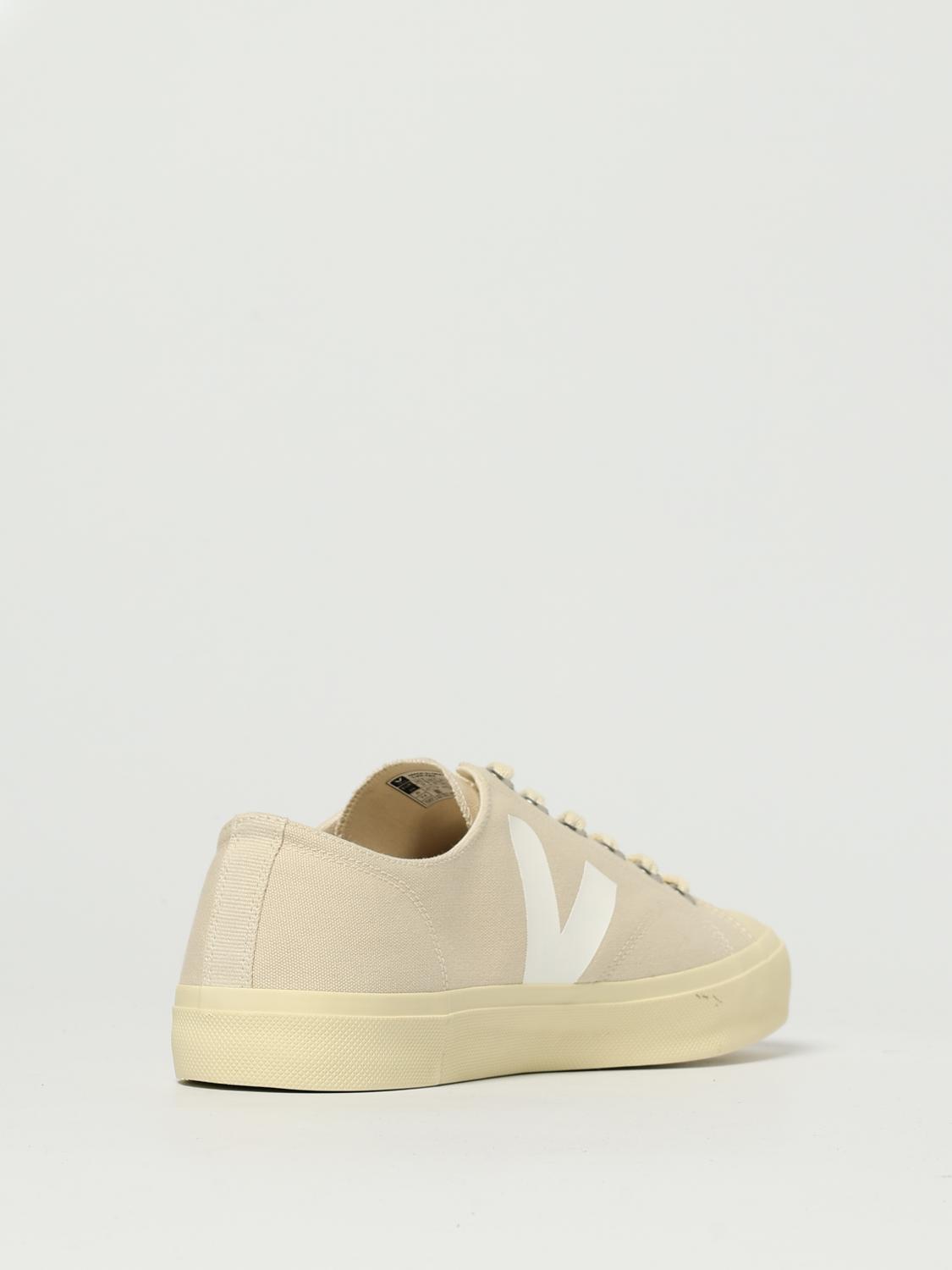 VEJA SNEAKERS: Sneakers Wata II Veja in canvas di cotone biologico , Bianco - Img 3