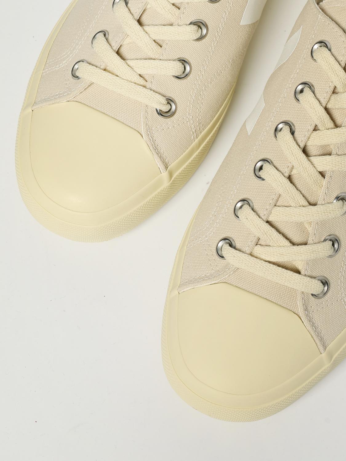 VEJA SNEAKERS: Sneakers Wata II Veja in canvas di cotone biologico , Bianco - Img 4