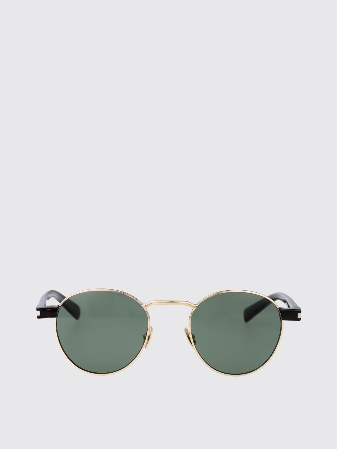 SAINT LAURENT 선글라스: Saint Laurent SL 707 메탈 및 아세테이트 선글라스, 골드 - Img 2