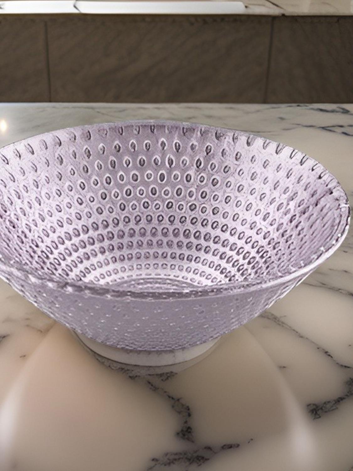 IVV PIATTI: Coppetta tonda Ivv in vetro soffiato e lavorato, Fantasia - Img 2