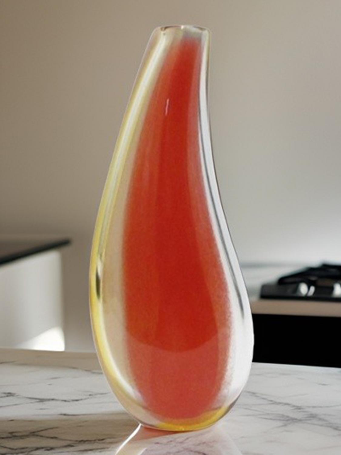 ROGASKA VASES: Vases lifestyle Rogaska, Orange - Img 2