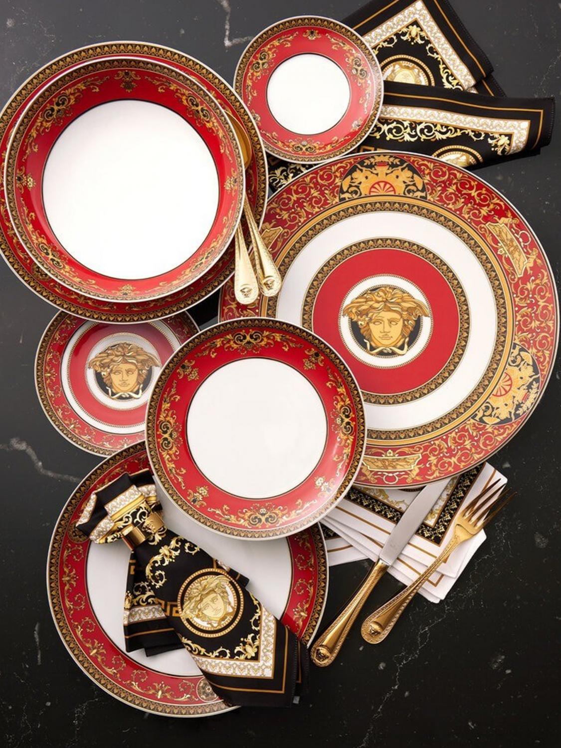 VERSACE HOME DISHWARE: Dishware lifestyle Versace Home, Red - Img 2
