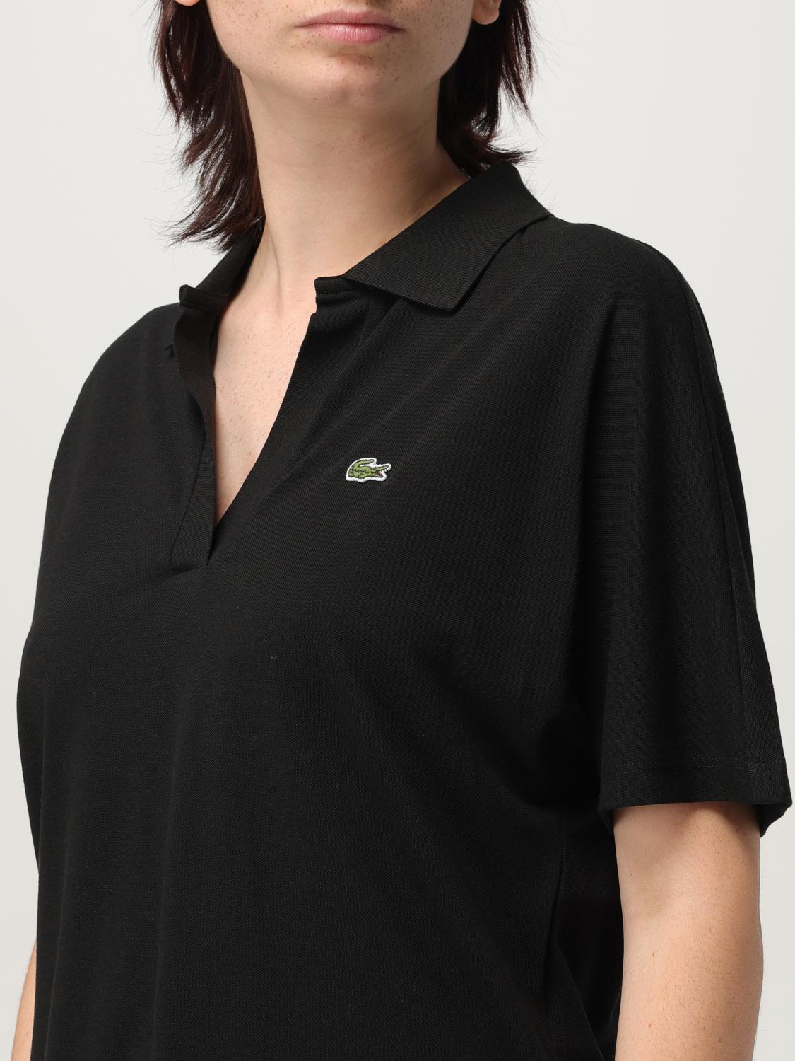 LACOSTE POLO: Camiseta mujer Lacoste, Negro - Img 3