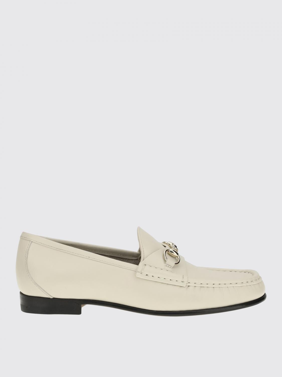 GUCCI ホワイト タッセルローファー　40.5 EJ ユニセックス Gucci Shoes woman - White | 817690AADT3 | GIGLIO.COM