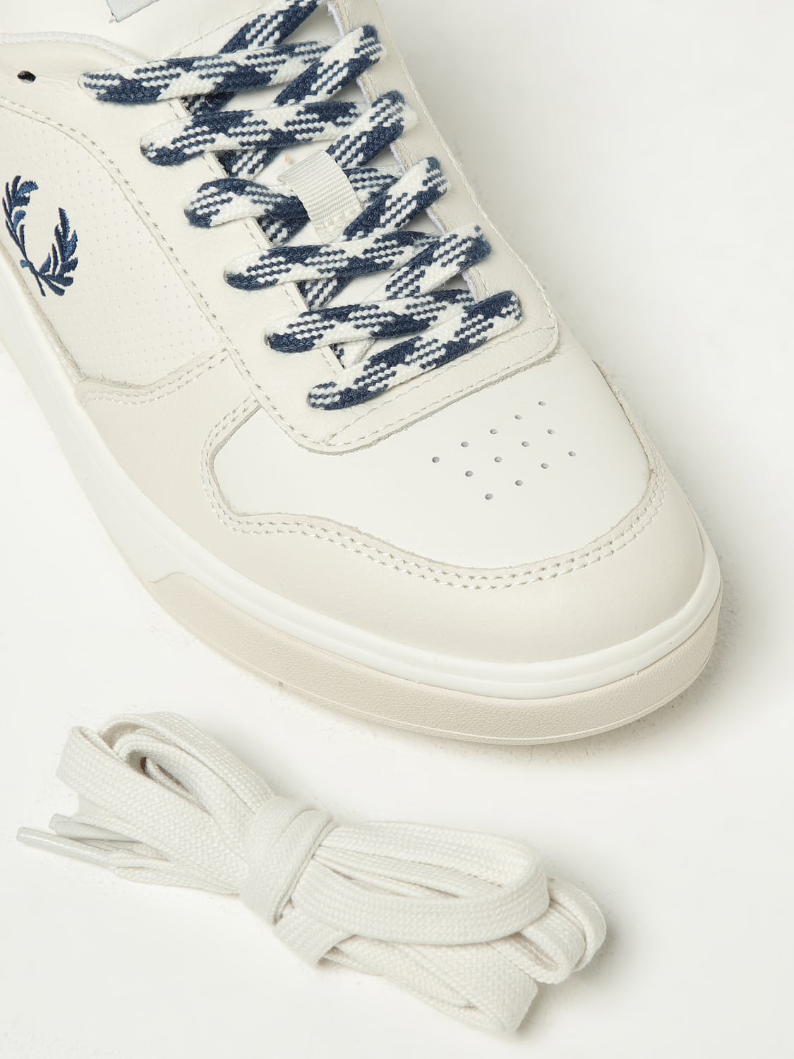 FRED PERRY 스니커즈: 스니커즈 남성 Fred Perry, 베이지 - Img 4