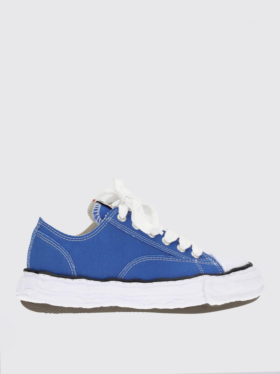 MAISON MIHARA YASUHIRO SNEAKERS: Maison Mihara Yasuhiro Peterson23 Canvas Sneakers, Blue - Img 1
