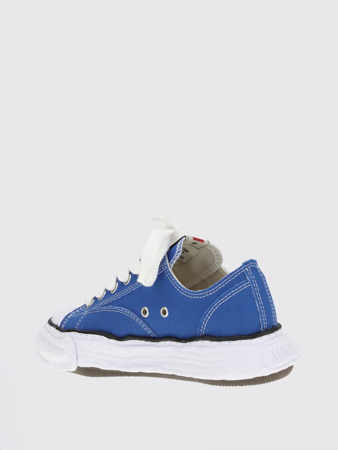 MAISON MIHARA YASUHIRO SNEAKERS: Maison Mihara Yasuhiro Peterson23 Canvas Sneakers, Blue - Img 3