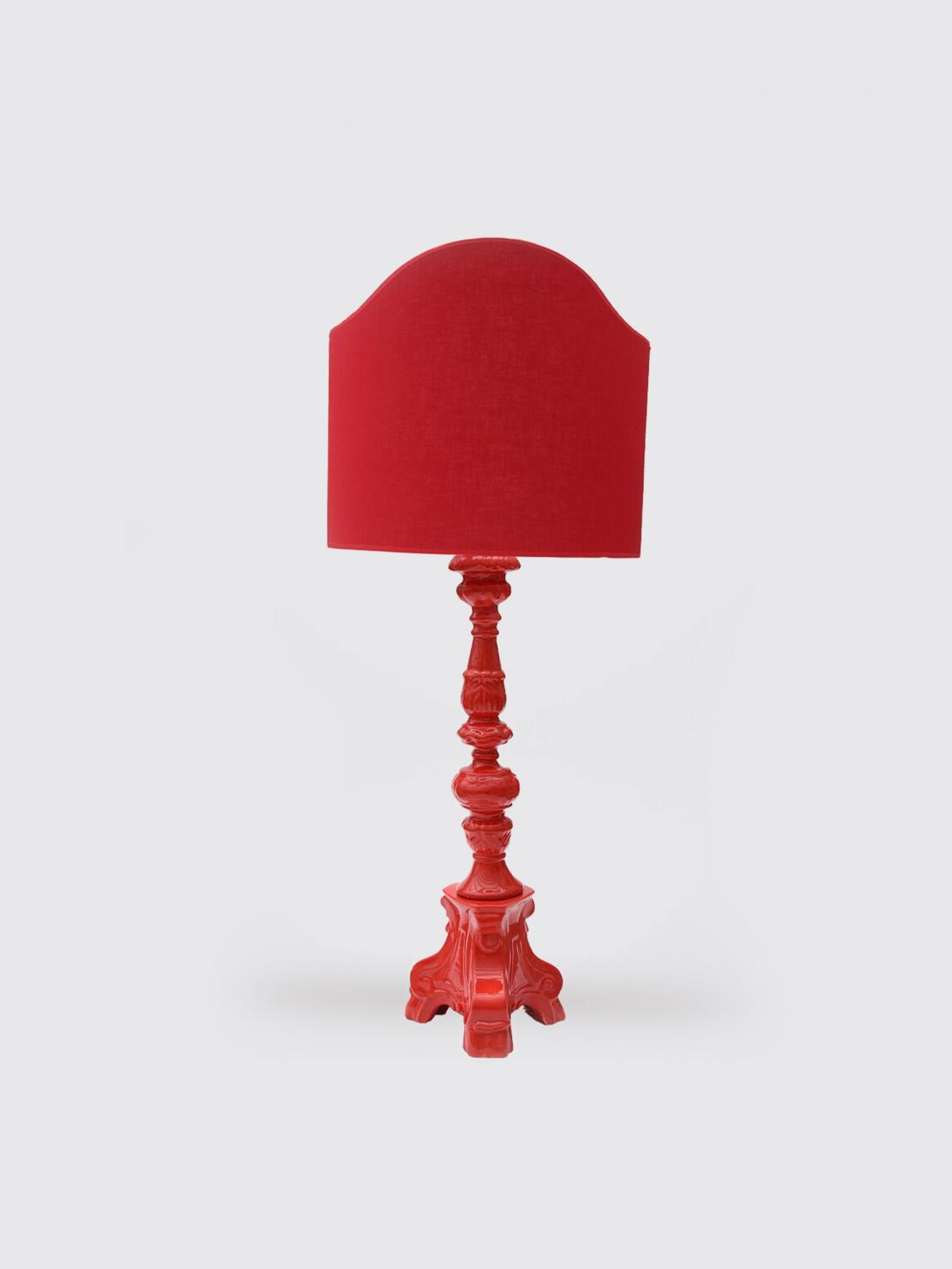 BARTES LAMPES DE TABLE: Lampes de table lifestyle Bartes, Rouge - Img 1