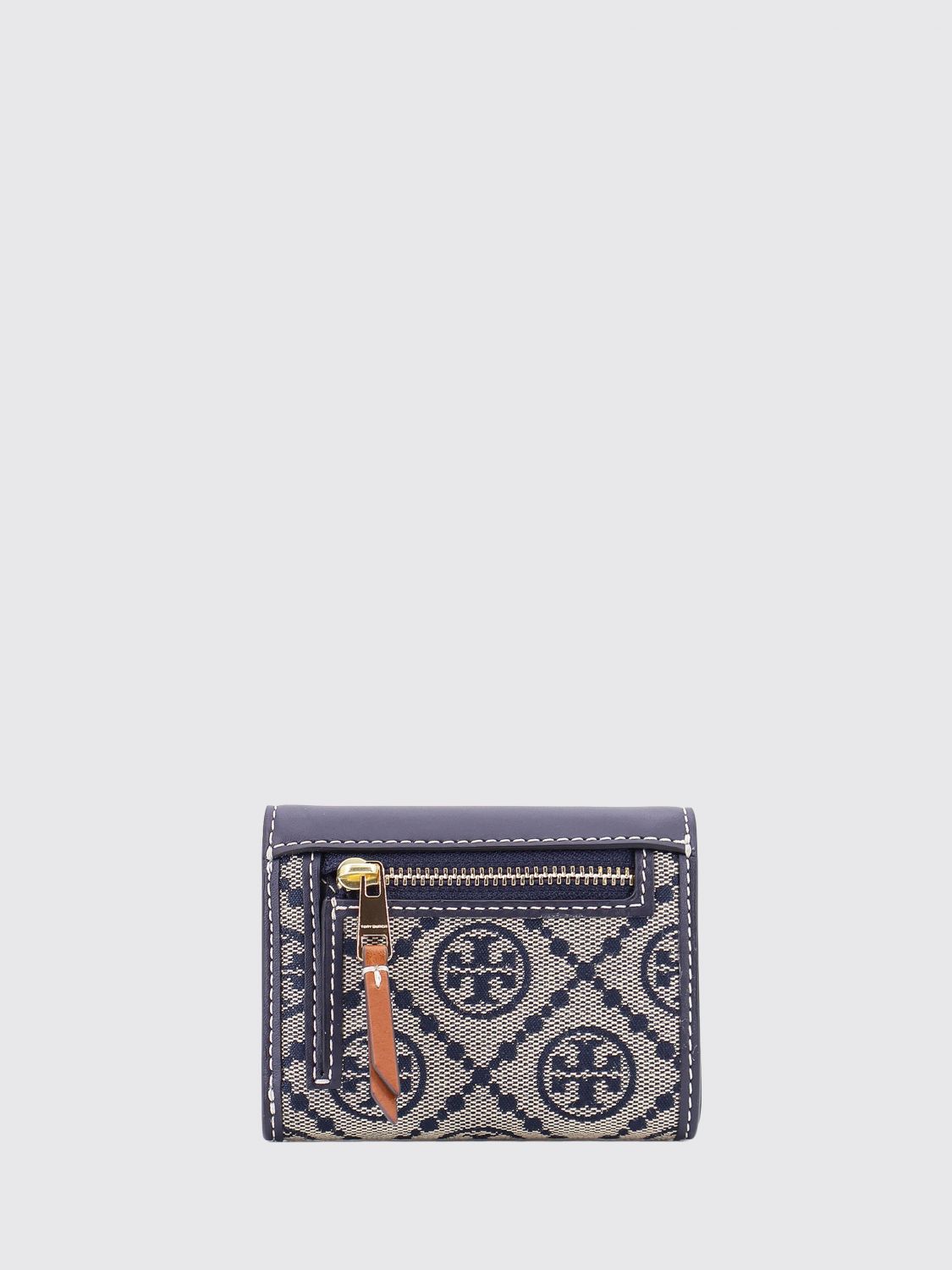 TORY BURCH WALLET: Wallet woman Tory Burch, Gnawed Blue - Img 3