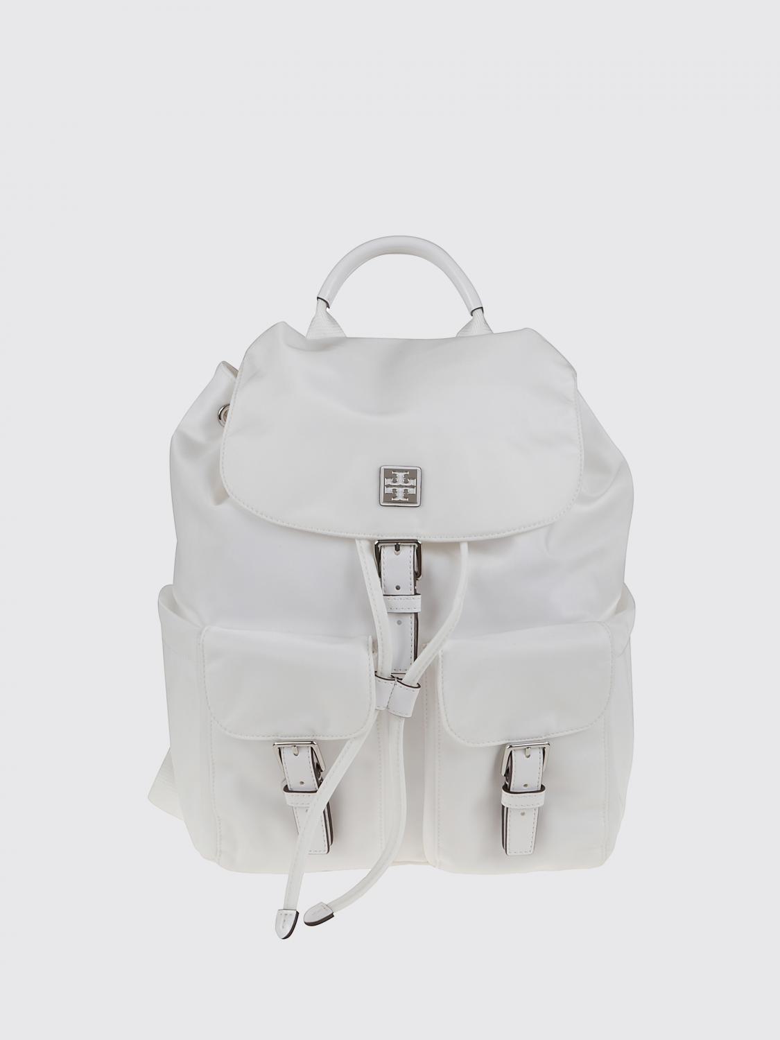 TORY BURCH RUCKSACK: Virginia Tory Burch Nylon-Rucksack, Weiß - Img 1