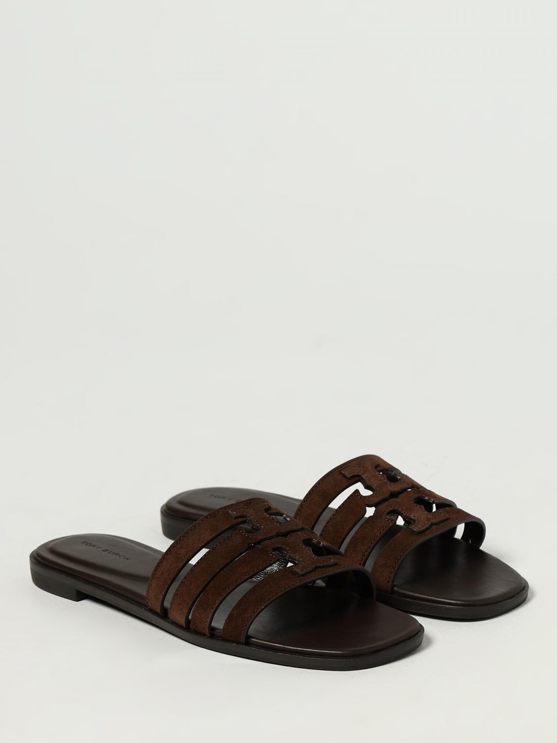 シューズ・サンダルその他 TORY BURCH Woman Flat sandals Brown 169544 201 TORY BURCH: Flat sandals woman - Brown | Tory Burch flat