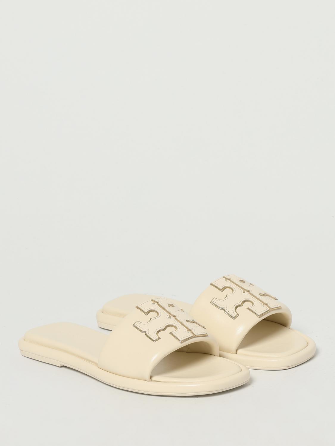 シューズ・サンダルその他 TORY BURCH Woman Flat sandals White 79985 100 TORY BURCH: Flat sandals woman - White | Tory Burch flat