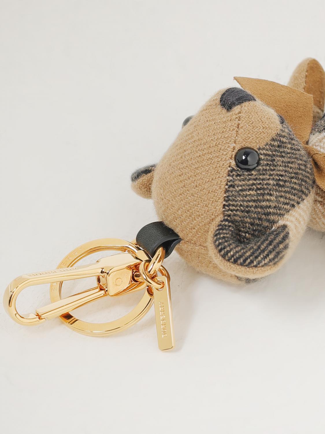 キーホルダー・キーリング BURBERRY Woman Key chain Beige 8083900 BURBERRY: Key chain woman - Beige | Burberry key chain
