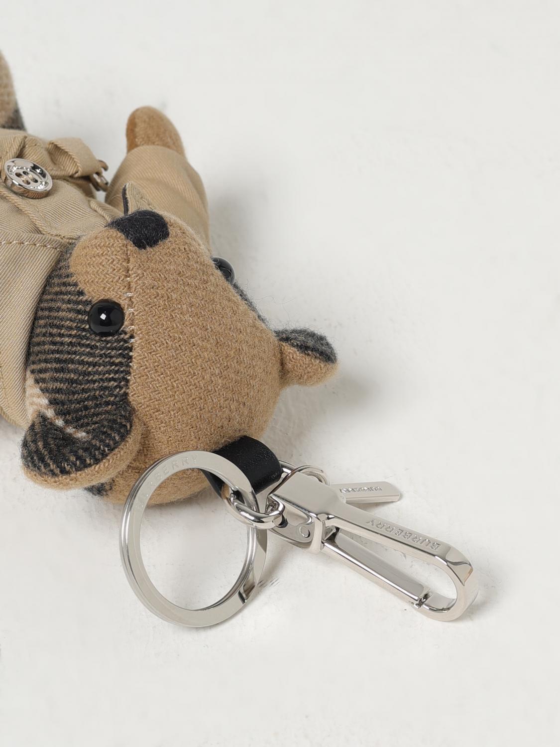 キーホルダー・キーリング BURBERRY Woman Key chain Beige 8083891 BURBERRY: Key chain woman - Beige | Burberry key chain