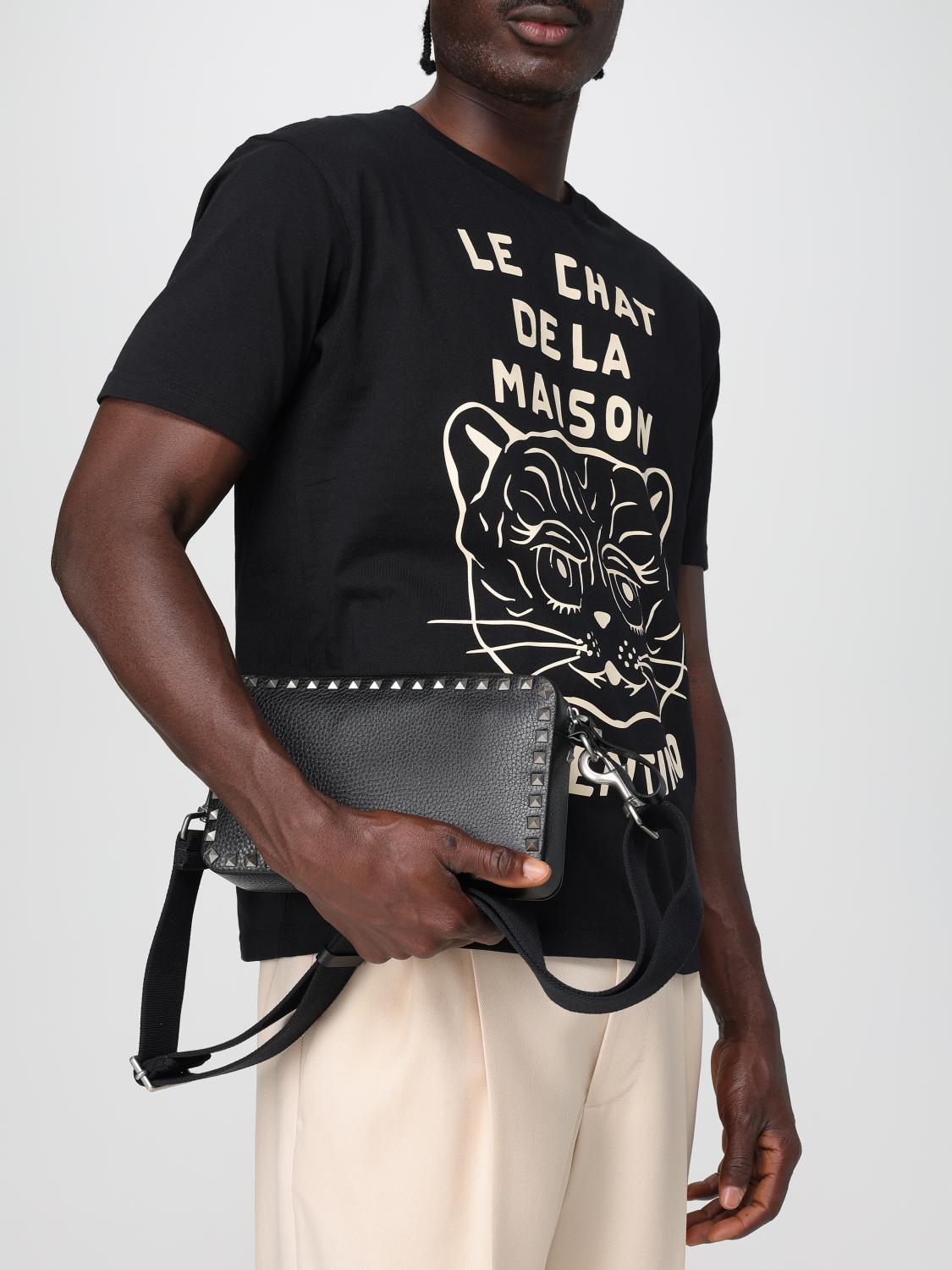 ショルダーバッグ VALENTINO Men Shoulder bag Black 7Y2B0704TED 0NO VALENTINO GARAVANI: Shoulder bag men - Black | Valentino