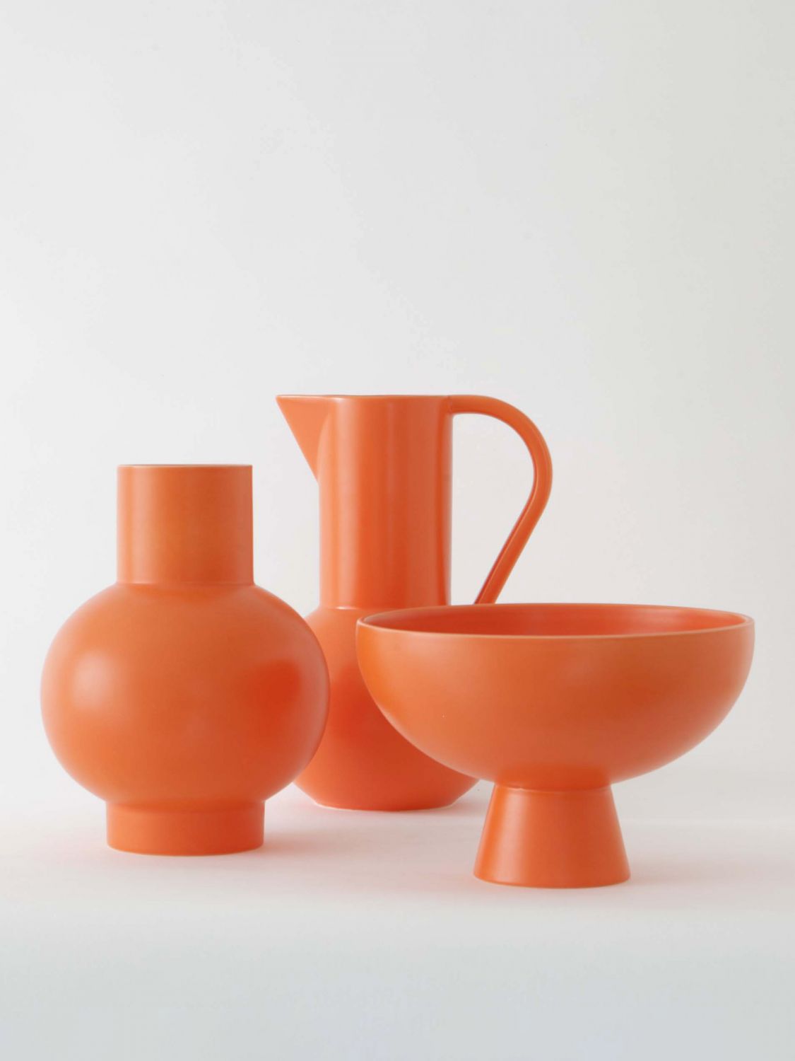 RAAWII VASI: Vaso Strøm grande Raawii in ceramica , Arancione - Img 3