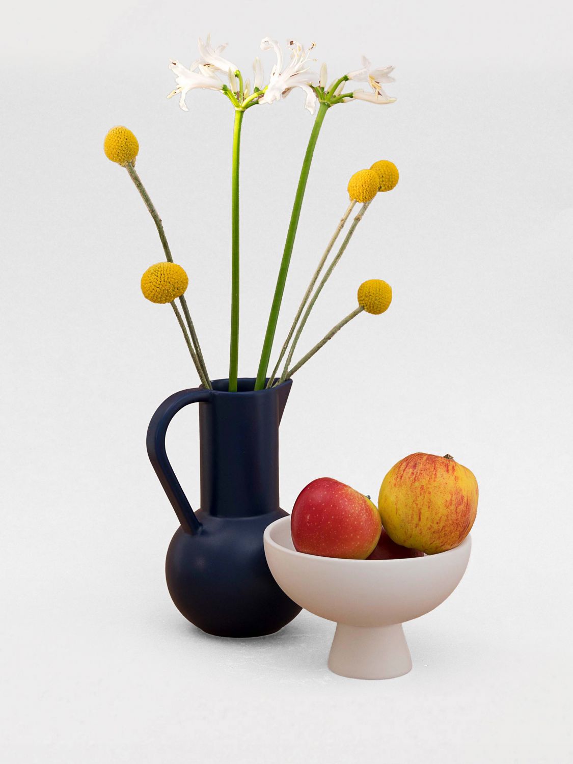 RAAWII BOTTIGLIE E CARAFFE: Brocca Strøm piccola Raawii in ceramica , Blue - Img 3
