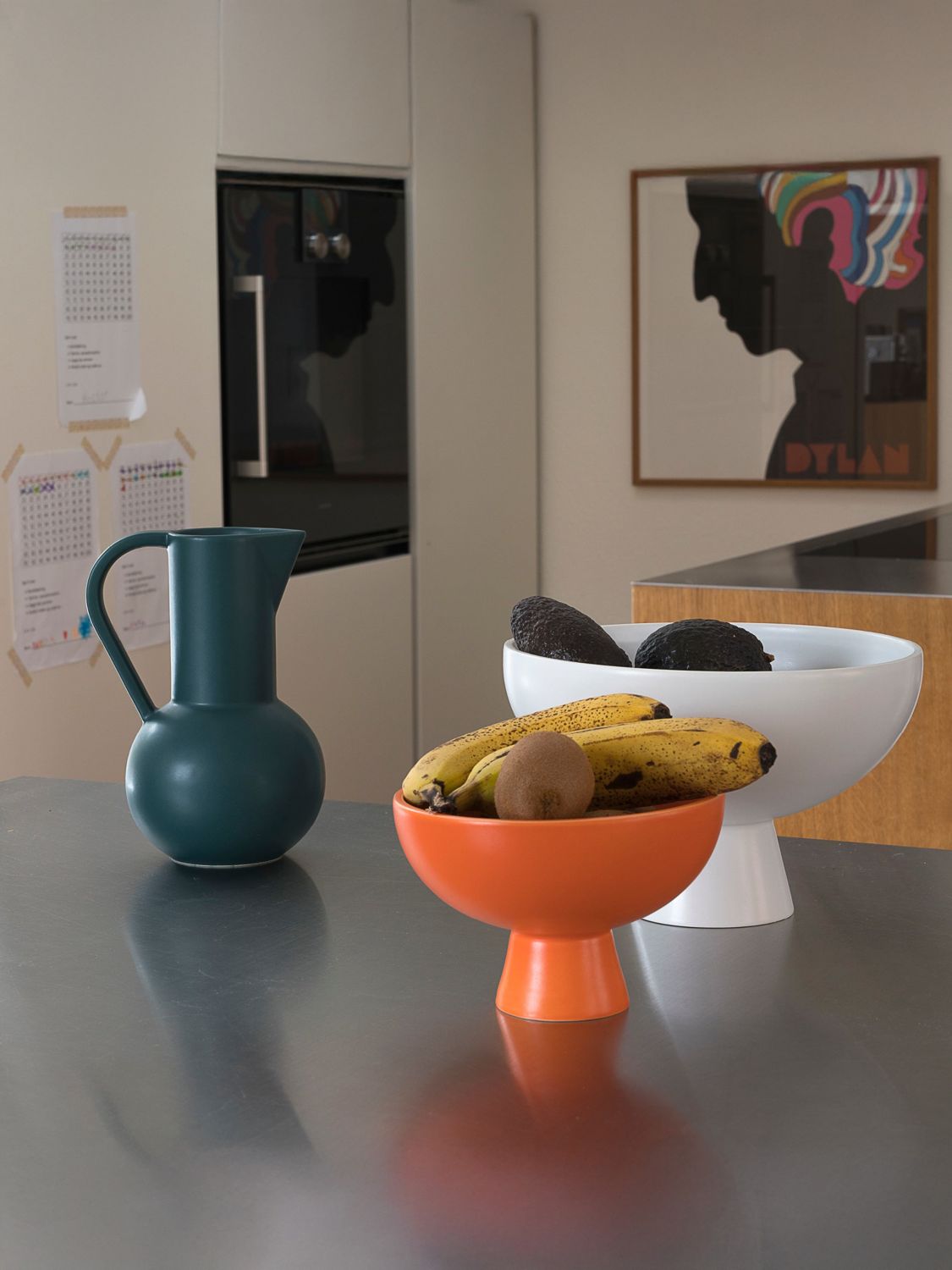 RAAWII BOTTIGLIE E CARAFFE: Brocca Strøm piccola Raawii in ceramica , Verde - Img 3