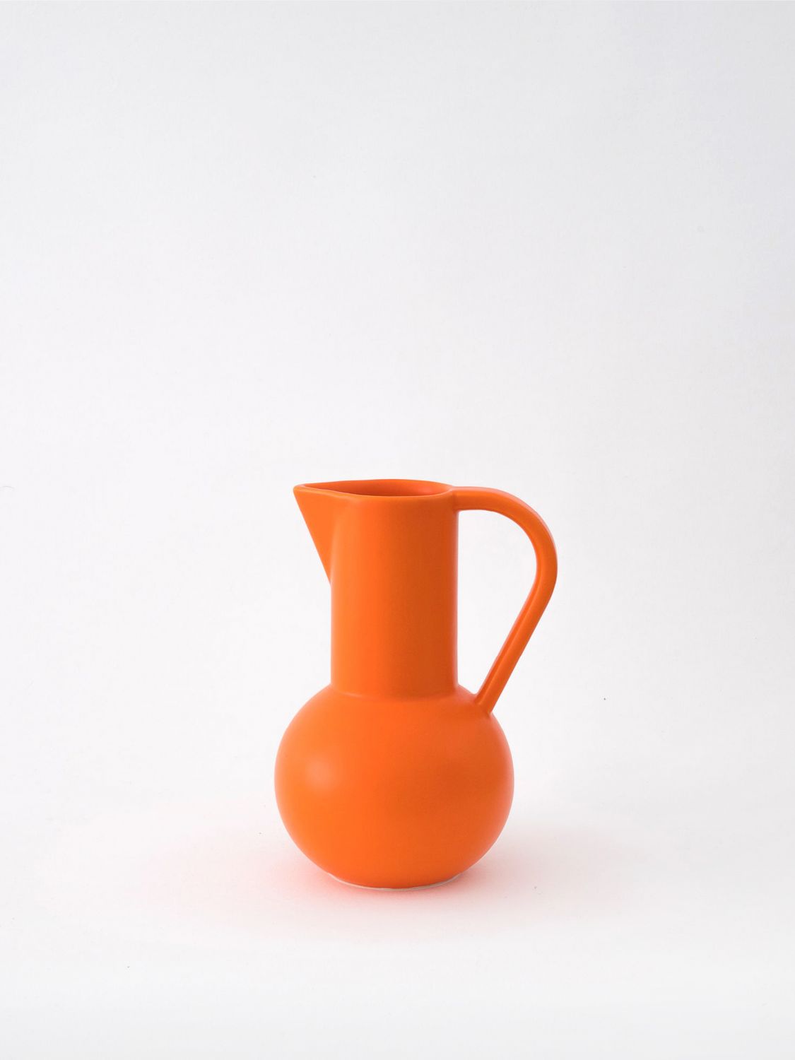 RAAWII BOTTIGLIE E CARAFFE: Brocca Strøm piccola Raawii in ceramica , Arancione - Img 1