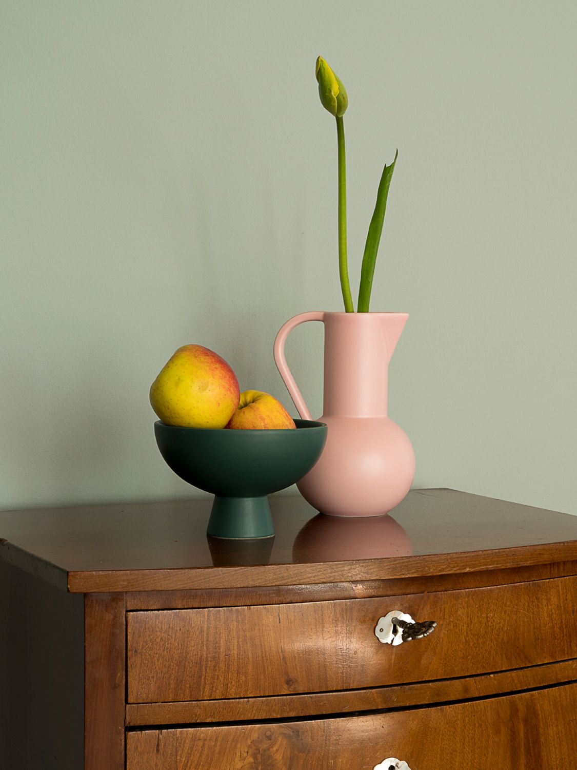 RAAWII VASI: Vaso Strøm piccolo Raawii in ceramica , Verde - Img 3