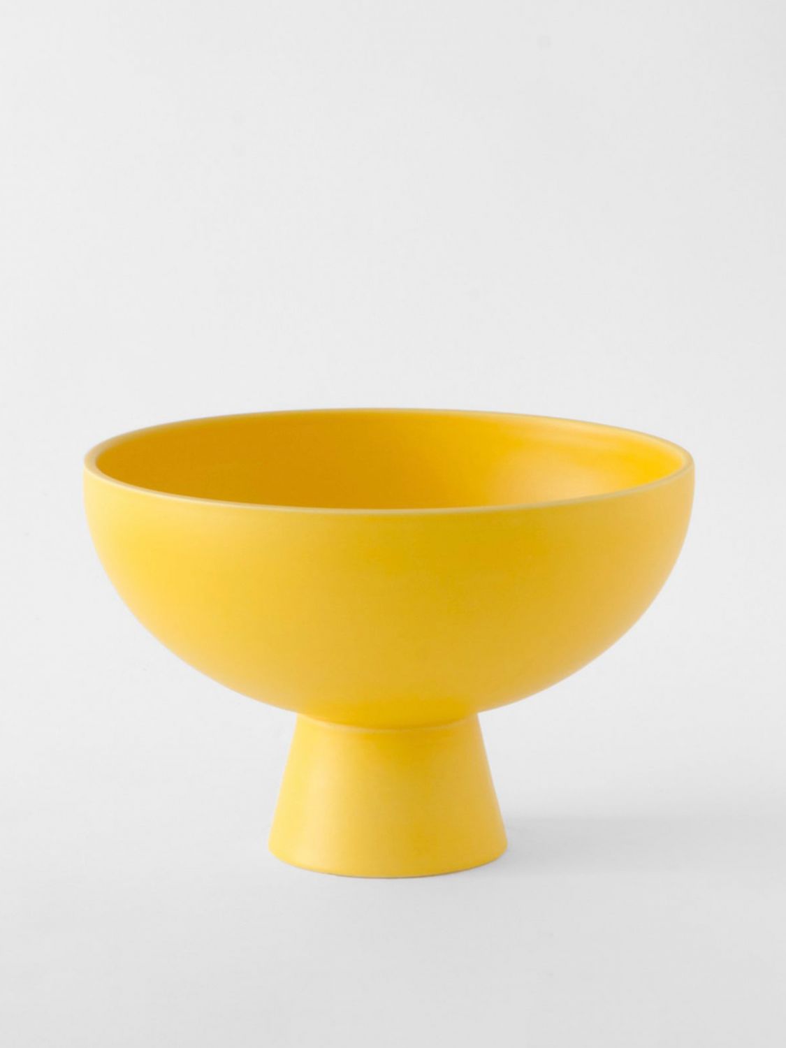 RAAWII VASI: Vaso Strøm grande Raawii in ceramica , Giallo - Img 1