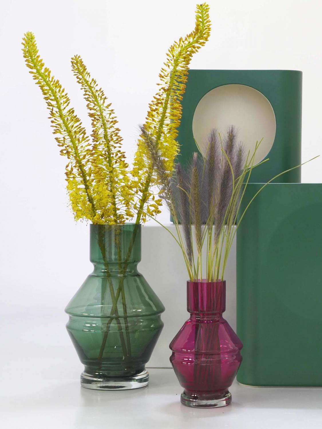 RAAWII VASI: Vaso Relæ piccolo Raawii in vetro , Rubino - Img 2