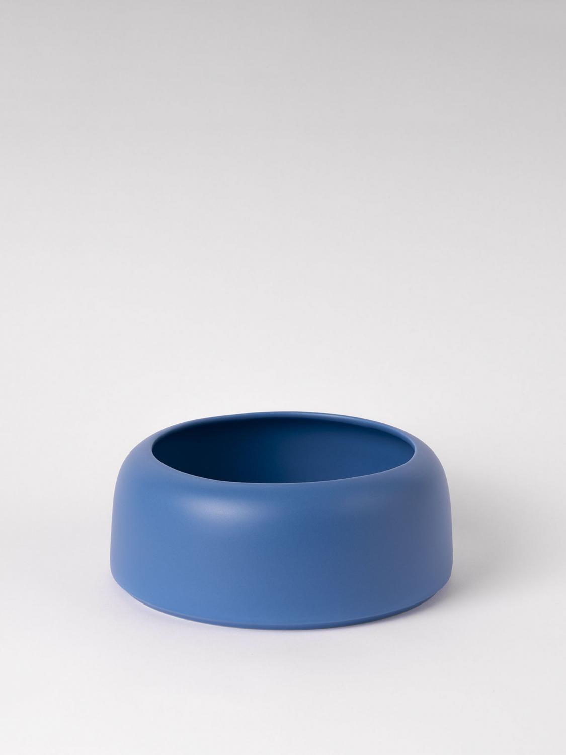 RAAWII CONTENITORI E CESTE: Centrotavola Omar piccolo Raawii in ceramica , Blue - Img 1