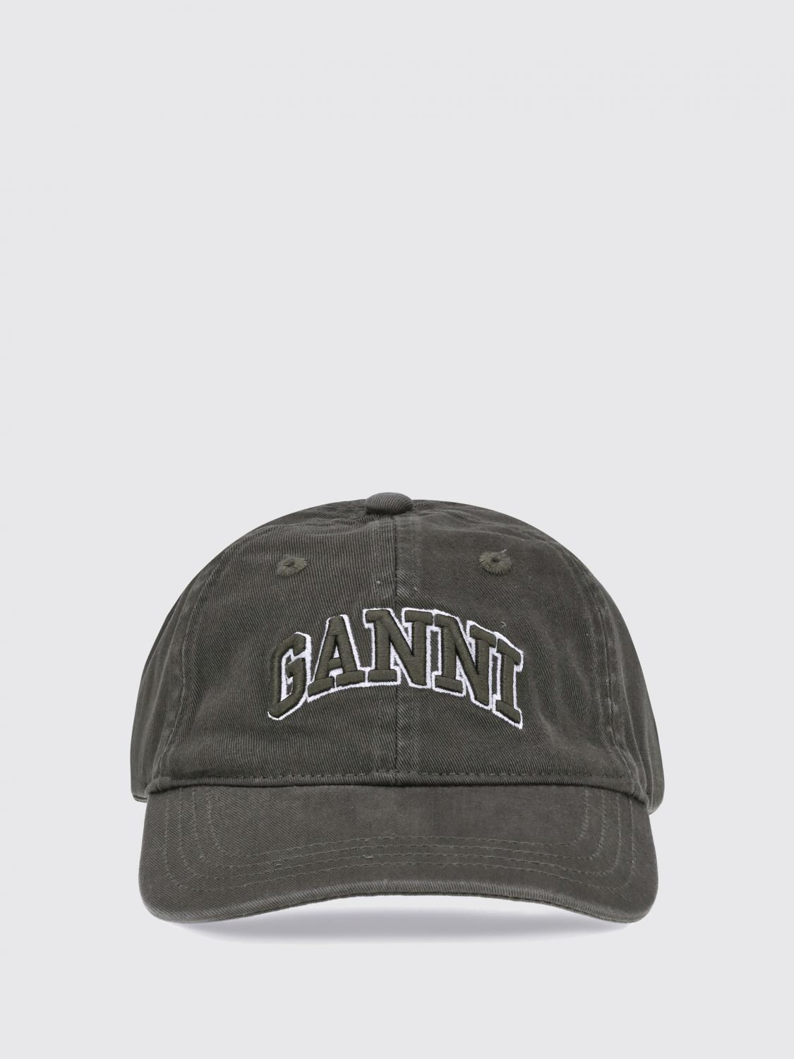 ハット GANNI Woman Hat Green A6899 861 GANNI: Hat woman - Green | Ganni hat A6899 online at GIGLIO.COM