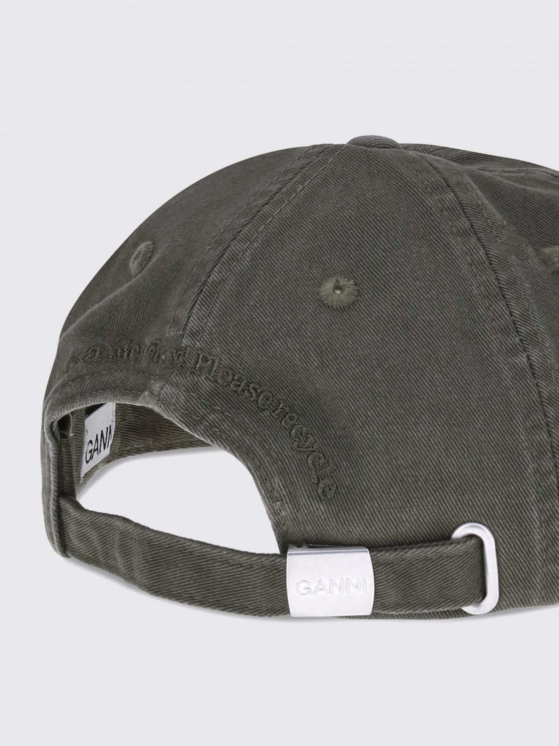 ハット GANNI Woman Hat Green A6899 861 GANNI: Hat woman - Green | Ganni hat A6899 online at GIGLIO.COM