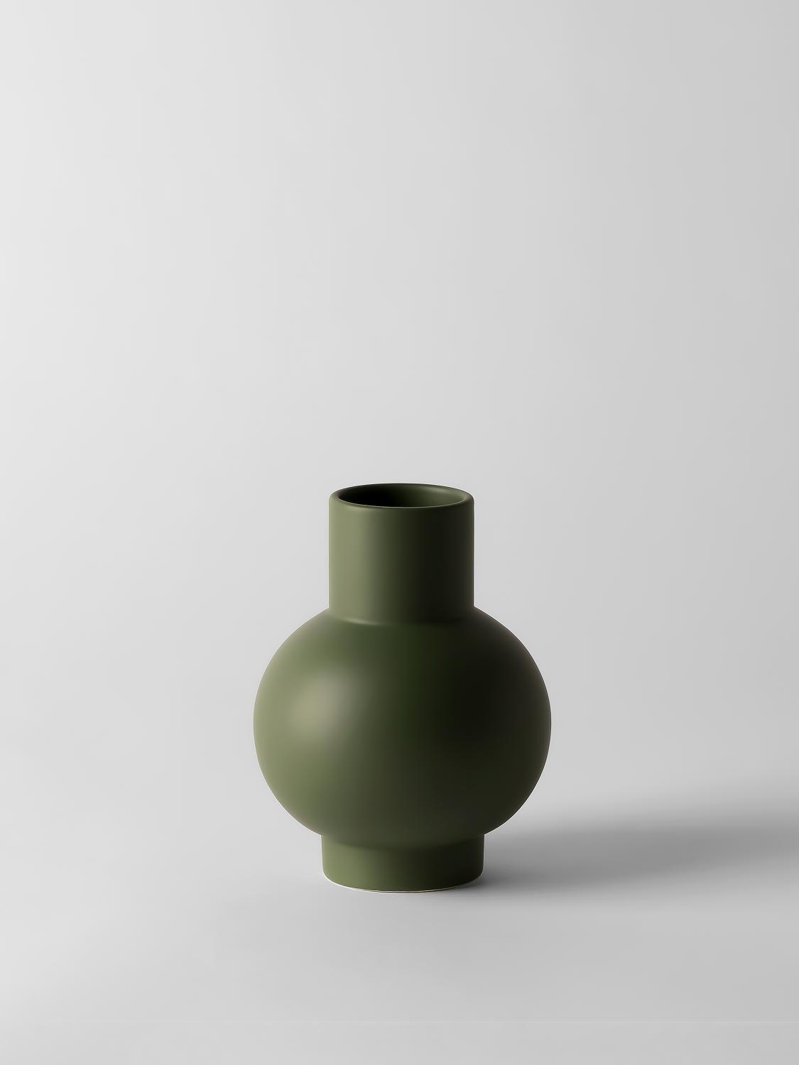 RAAWII VASI: Vaso Strøm piccolo Raawii in ceramica , Verde - Img 1