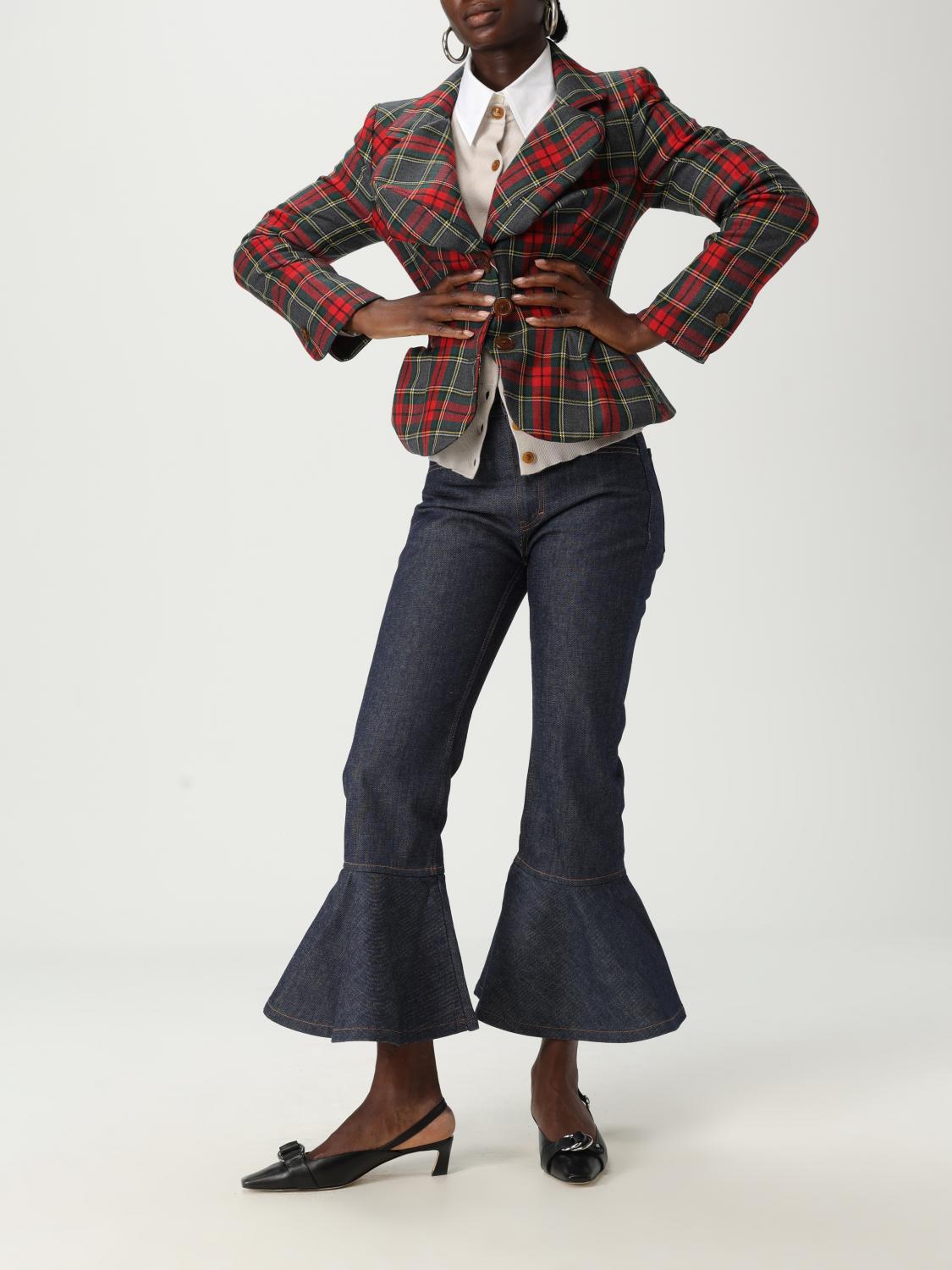 アウターその他 VIVIENNE WESTWOOD Woman Blazer Red 1401007GW0176 H203 VIVIENNE WESTWOOD: Blazer woman - Red | Vivienne Westwood
