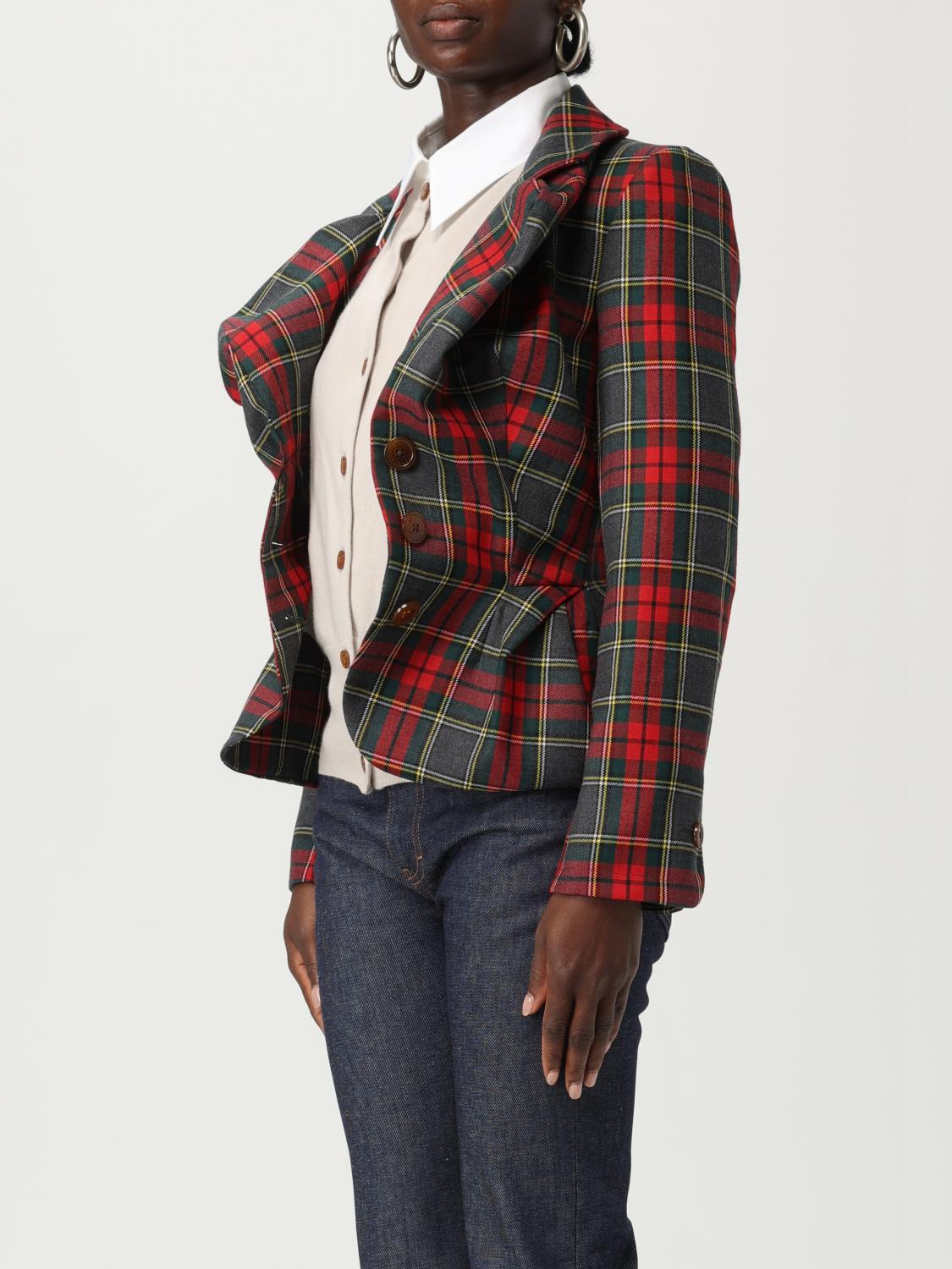 アウターその他 VIVIENNE WESTWOOD Woman Blazer Red 1401007GW0176 H203 Red Vivienne Westwood Jackets for Women | Lyst
