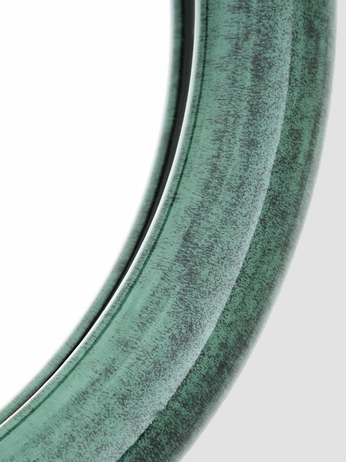 RAAWII SPECCHI: Specchio Duplum Raawii in metallo e vetro, Verde - Img 2