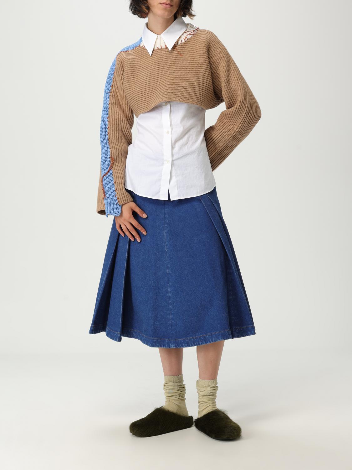 スカート MARNI Woman Skirt Blue GOJD0786A0USCU83 BDB60 MARNI: Skirt woman - Blue | Marni skirt GOJD0786A0USCU83