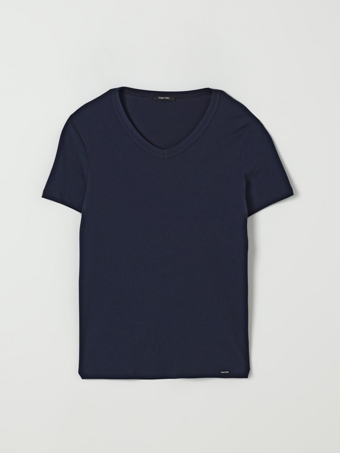 TOM FORD T-SHIRT: Underwear men Tom Ford, Blue - Img 2