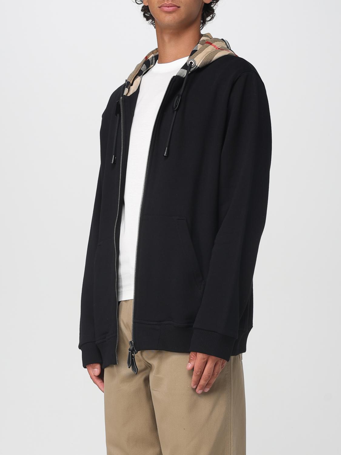 BURBERRY SWEATSHIRT: Jacket men Burberry, Black - Img 4