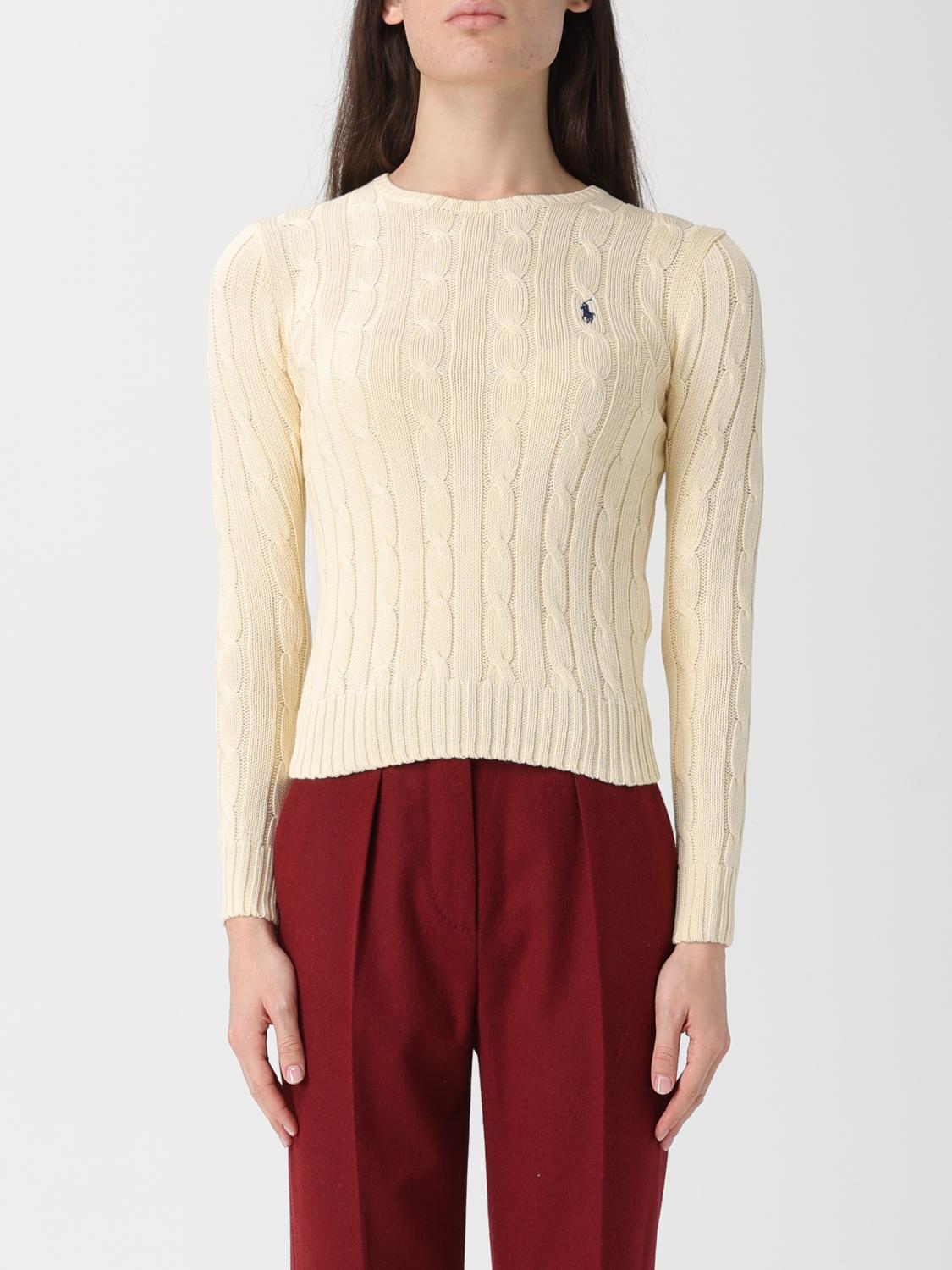POLO RALPH LAUREN PULLOVER: Pullover damen Polo Ralph Lauren, Beige - Img 1