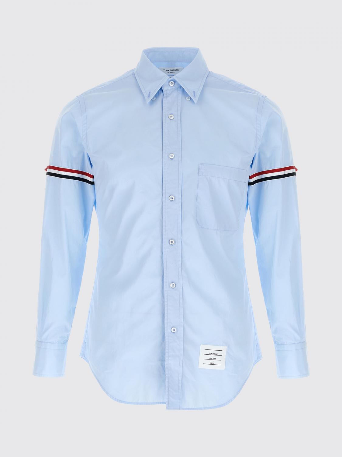THOM BROWNE SHIRT: Shirt men Thom Browne, Blue - Img 1